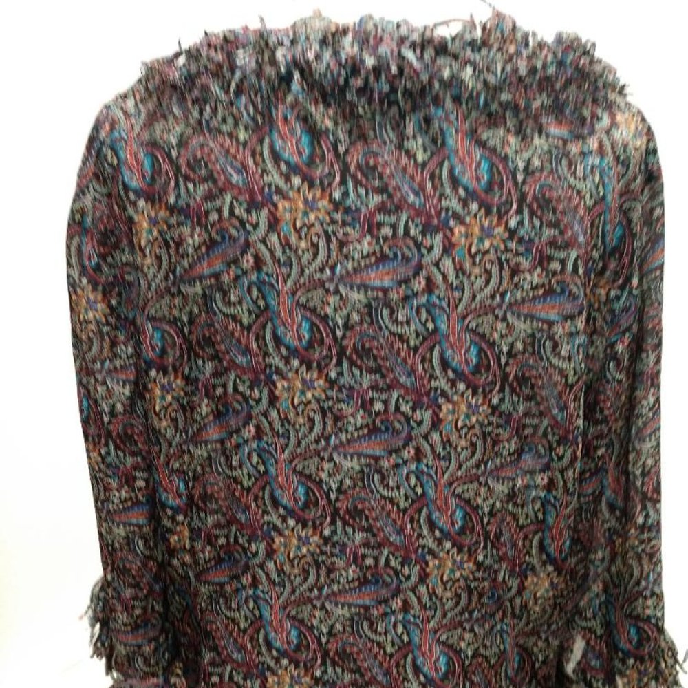 Agora Women's Top Confetti Fringe XL - Picture 4 of 10